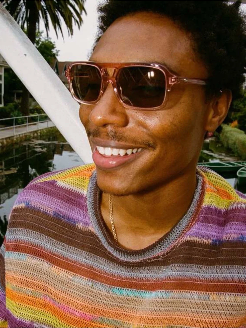 CRAP Eyewear The Space Ranger Dusty Rose Sunglasses